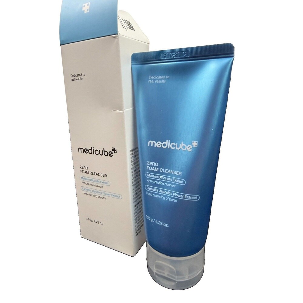 Medicube Zero Foam Face Cleanser Deep Cleansing Anti-Pollution 4.23 oz